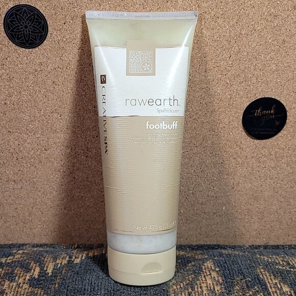 Creative Spa RawEarth SpaPedicure Foot Buff Warming Sugar Scrub 15 oz. - Picture 1 of 5